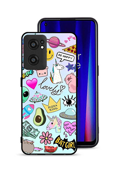 Tolwak OnePlus Nord CE 2 5G Protective Case Cover Lovely Stickers