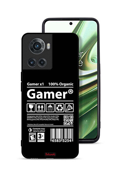 Tolwak OnePlus 10R 5G Protective Case Cover Gamer Sticker