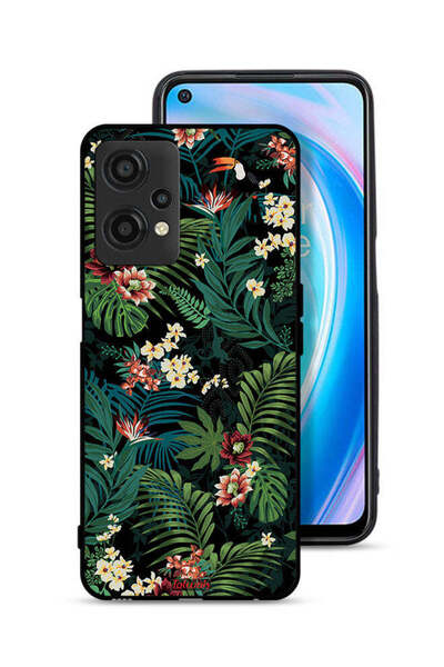 Tolwak غطاء حماية لهاتف OnePlus Nord CE 2 Lite 5G بنقشة أوراق استوائية