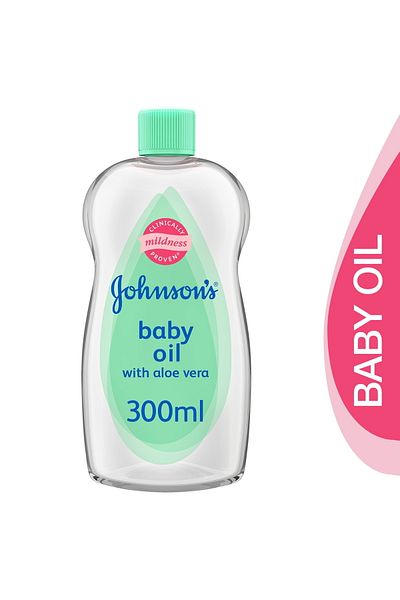 Generic Johnson's Aloe Vera and Vitamin E Baby Oil 300 ml