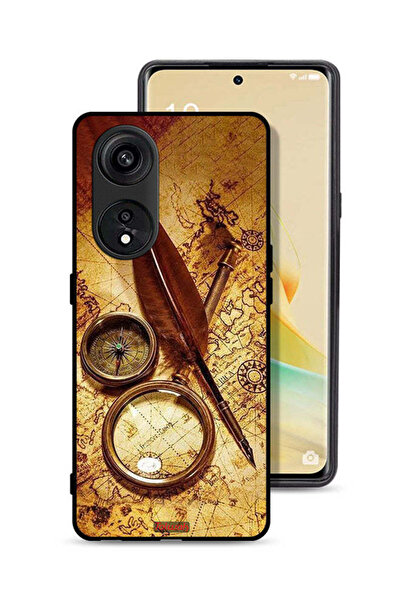 Tolwak غطاء حماية لهاتف Oppo A1 Pro - بوصلة عتيقة