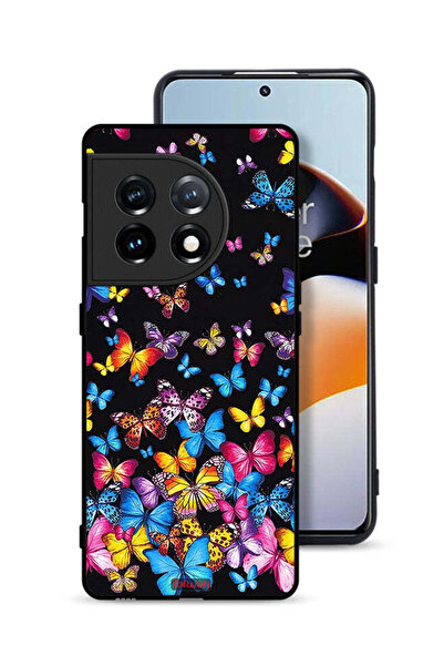 Tolwak غطاء حماية لهاتف OnePlus 11 5G بنقشة فراشات ملونة