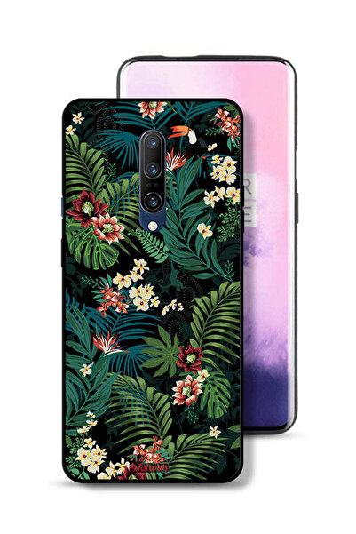 Tolwak غطاء حماية لهاتف OnePlus 7 Pro بنقشة أوراق استوائية