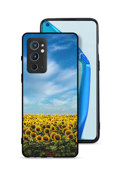 Tolwak غطاء حماية لهاتف OnePlus 9RT 5G بطبعة عباد الشمس تحت السماء