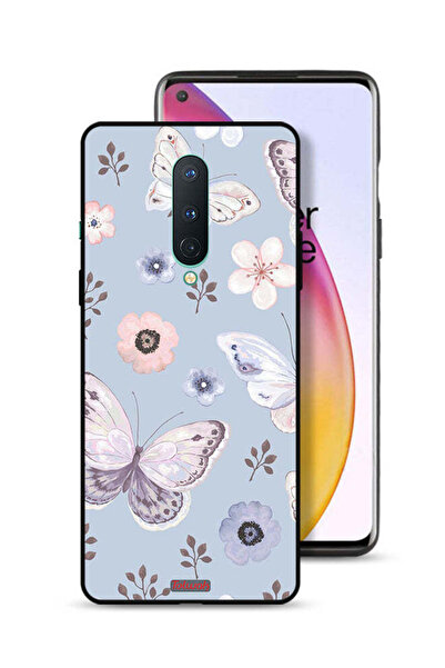 Tolwak غطاء حماية لهاتف OnePlus 8 بنقشة فراشات وزهور