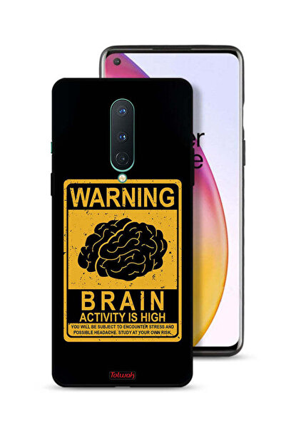Tolwak غطاء حماية OnePlus 8 تحذير من نشاط الدماغ المرتفع