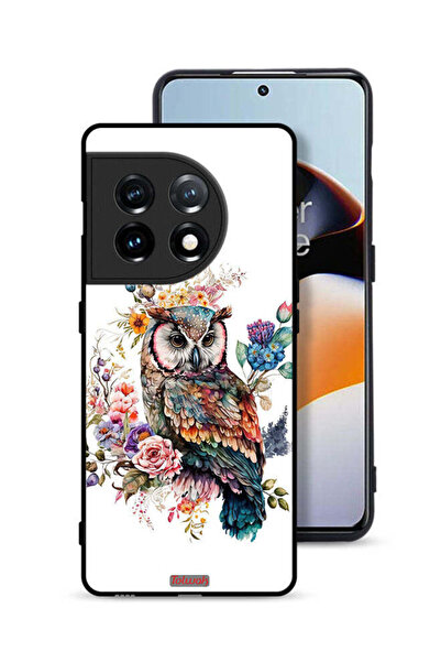 Tolwak غطاء حماية لهاتف OnePlus 11 5G بتصميم بومة فنية تجريدية