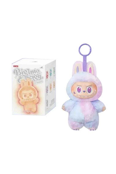 Schulzz Labubu Have a Seat, Cute Monsters Labubu Colorful Plush Toy Keychain Fashion Bag 17cm