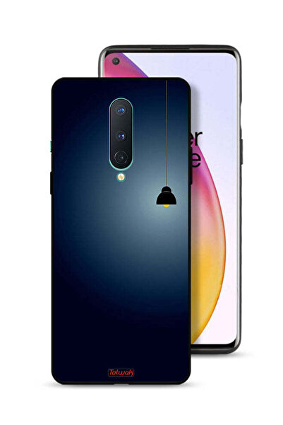 Tolwak غطاء حماية لهاتف OnePlus 8 مع إضاءة فنية معلقة