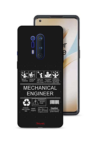 Tolwak غطاء حماية لهاتف OnePlus 8 Pro، ملصق مهندس ميكانيكي