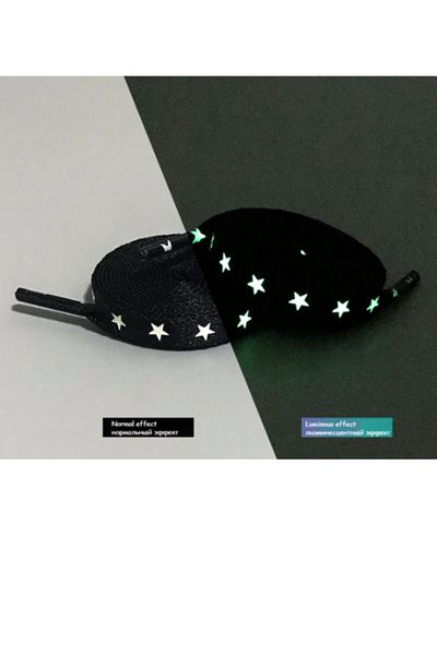 OEM Reflective Shoelaces, Black, 120 cm