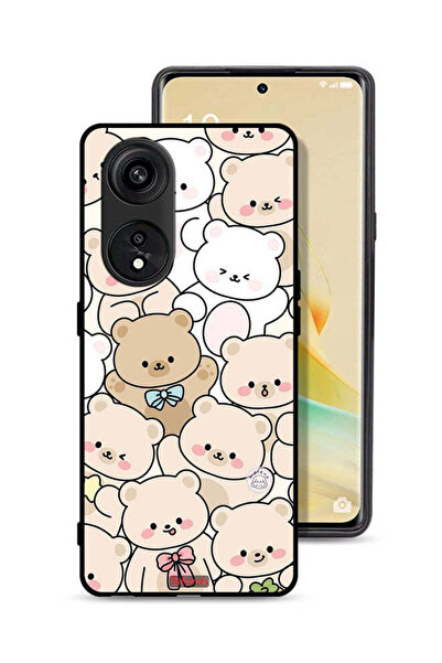 Tolwak غطاء حماية لهاتف Oppo A1 Pro بنقشة الدببة