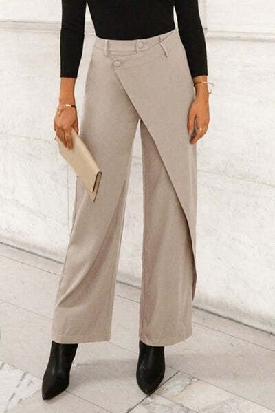 StreetWear Outlet Women's Pants, Straight with Wide Fit, Irregular Patchwork