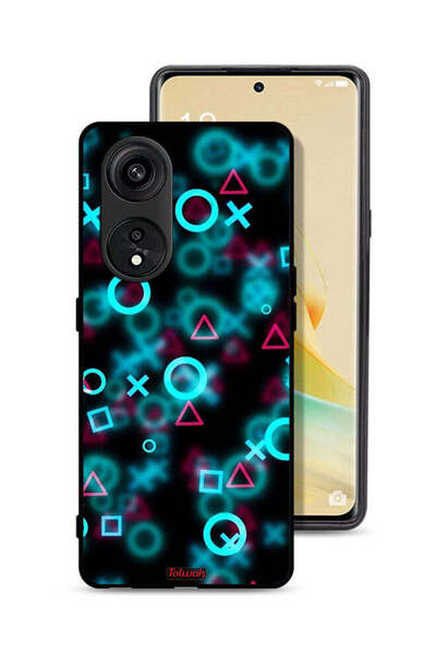 Tolwak Oppo A1 Pro Protective Case Cover Squid Game Icons Small