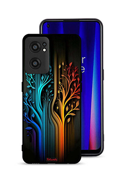 Tolwak غطاء حماية لهاتف OnePlus Nord CE 2 5G برسومات أوراق الشجر