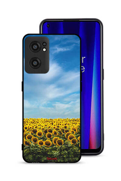 Tolwak غطاء حماية لهاتف OnePlus Nord CE 2 5G بطبعة عباد الشمس تحت السماء
