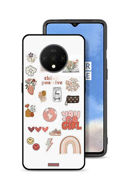 Tolwak غطاء حماية لهاتف OnePlus 7T بتصميم فتاة مرحة
