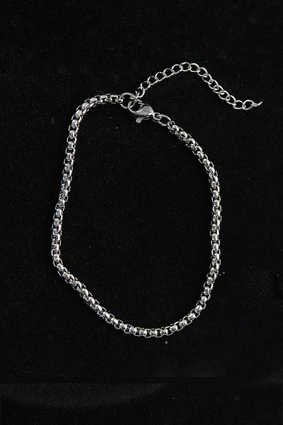 Celira Steel Mesh Model Silver Color Men's Bracelet