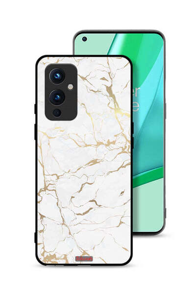 Tolwak غطاء حماية لهاتف OnePlus 9 5G بنمط رخامي