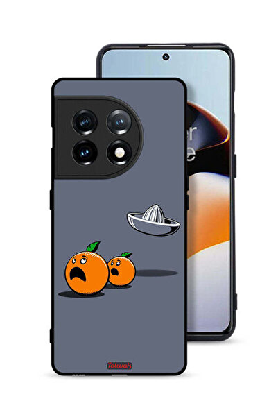 Tolwak غطاء حماية لهاتف OnePlus 11 5G بتصميم فني رقمي بسيط وفكاهي