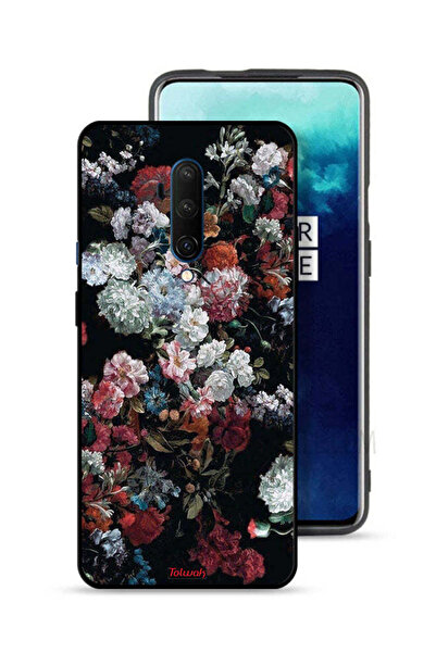 Tolwak OnePlus 7T Pro Protective Case Cover Vintage Roses