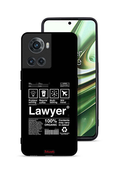 Tolwak غطاء حماية لهاتف OnePlus 10R 5G بملصق محامٍ