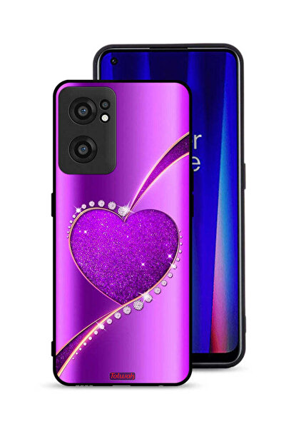 Tolwak غطاء حماية لهاتف OnePlus Nord CE 2 5G بنقشة قلب لامعة