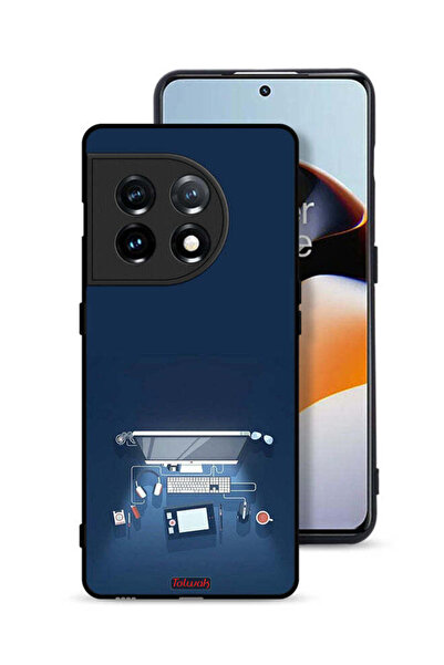 Tolwak غطاء حماية لجهاز OnePlus 11 5G بتصميم فني لمكتب الكمبيوتر