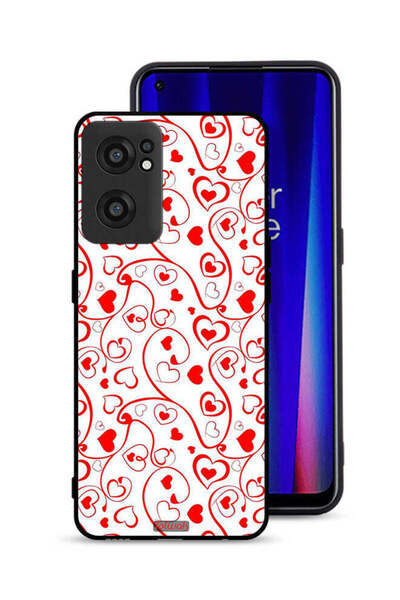 Tolwak OnePlus Nord CE 2 5G Protective Case Cover Hearts Pattern