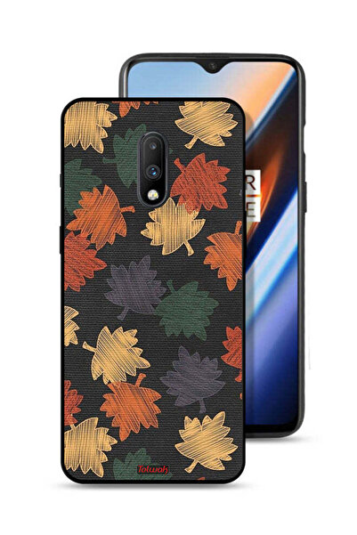 Tolwak غطاء حماية لهاتف OnePlus 7 برسومات أوراق الخريف
