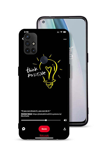 Tolwak غطاء حماية لهاتف OnePlus Nord N10 5G - Think Positive