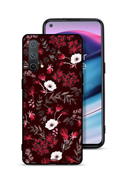 Tolwak غطاء حماية لهاتف OnePlus Nord CE 5G بنقشة زهور صغيرة وأوراق استوائية