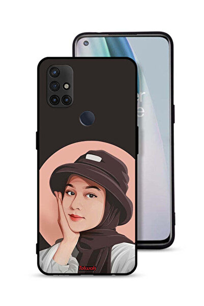 Tolwak غطاء حماية لهاتف OnePlus Nord N10 5G برسومات فنية لفتاة قبعة لطيفة