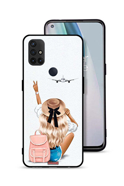 Tolwak غطاء حماية لهاتف OnePlus Nord N10 5G - فتاة تحب السفر