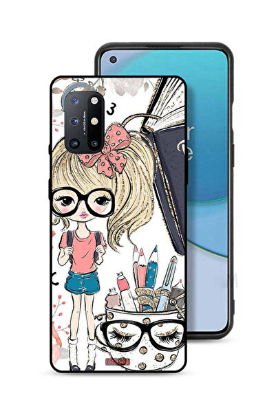 Tolwak غطاء حماية لهاتف OnePlus 8T 5G برسومات فتاة وحيد القرن