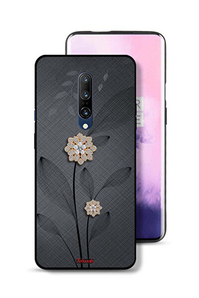 Tolwak غطاء حماية لهاتف OnePlus 7 Pro بتصميم زهور ماسية