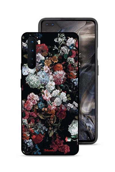 Tolwak غطاء حماية لهاتف OnePlus Nord بنقشة ورود عتيقة