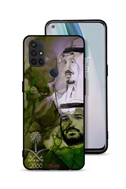 Tolwak غطاء حماية ون بلس نورد N10 5G - ملصق فني للملك سلمان وولي العهد محمد