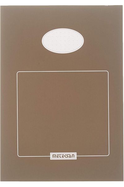 Mena Rise Şirinshop A5 Colorful Memo Pad 50 Sheets, Dotted, Gray 1108107