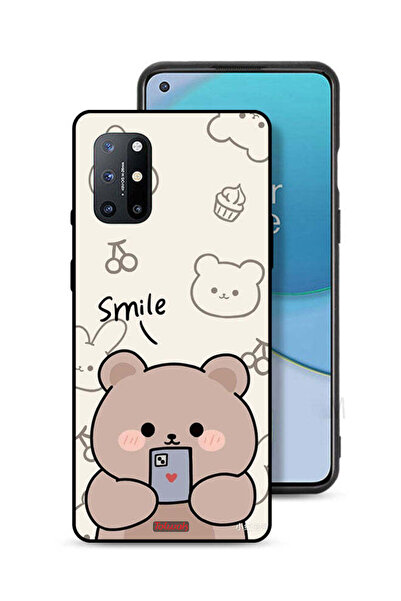 Tolwak غطاء حماية لهاتف OnePlus 8T 5G برسومات الدب المبتسم