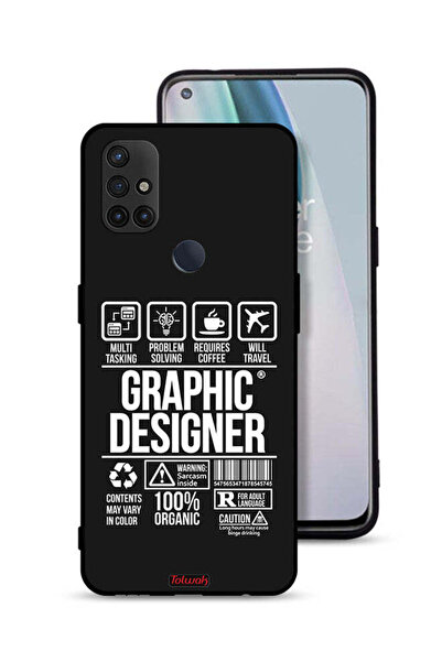 Tolwak غطاء حماية لهاتف OnePlus Nord N10 5G، ملصق مصمم جرافيكي