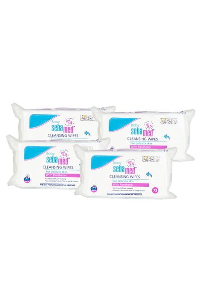 Generic Sebamed Baby Cleansing Wipes 4 x 72 pcs