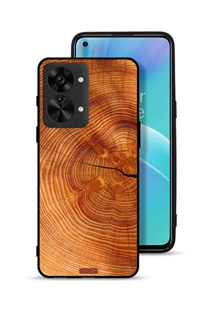Tolwak غطاء حماية لهاتف OnePlus Nord 2T 5G مصنوع من الخشب المتصدع
