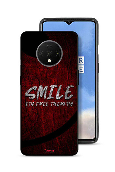 Tolwak OnePlus 7T Protective Case Cover Smile Its Free Therapy