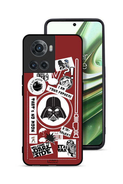 Tolwak غطاء حماية لهاتف OnePlus 10R 5G ملصق "مرحبًا بكم في الجانب المظلم"