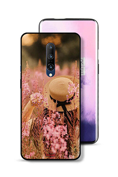 Tolwak غطاء حماية لهاتف OnePlus 7 Pro بتصميم فتاة قبعة مزينة بالزهور