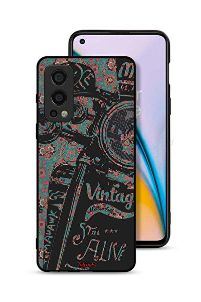Tolwak غطاء حماية لهاتف OnePlus Nord 2 5G بتصميم دراجة نارية كلاسيكية