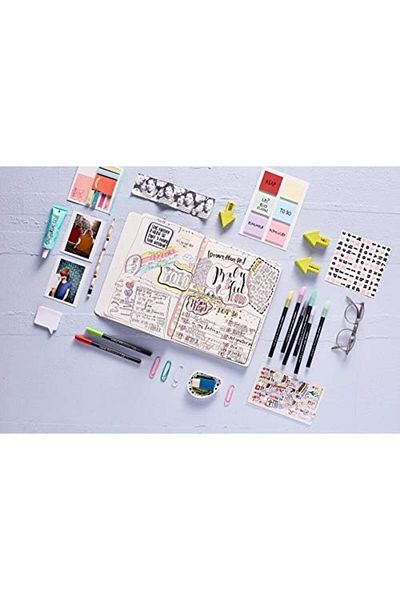 Mena Rise Diyar-Ifırsatshop 1200 Fine Tip Felt Pens - Set of 6 Pastel Colors - Round Tip 1 mm 10171