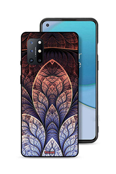 Tolwak غطاء حماية لهاتف OnePlus 8T 5G بتصميم تجريدي زهري فركتالي