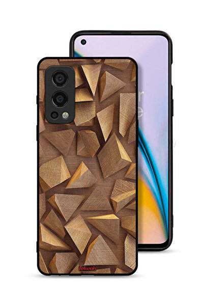 Tolwak غطاء حماية لهاتف OnePlus Nord 2 5G بتصميم قطع خشبية فنية
